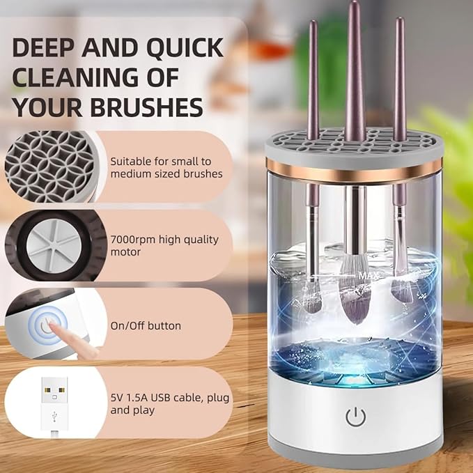 LUXEORASTORE™-Electric Makeup Brush Cleaner