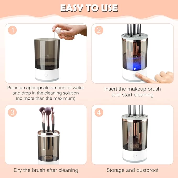 LUXEORASTORE™-Electric Makeup Brush Cleaner