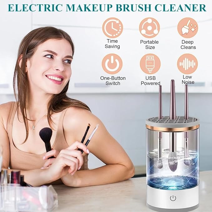 LUXEORASTORE™-Electric Makeup Brush Cleaner