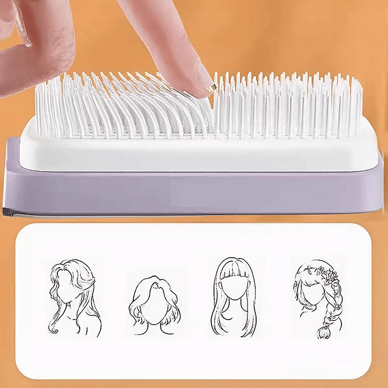 LUXEORASTORE™-SELF CLEANING HAIR COMB (IMPORTED)