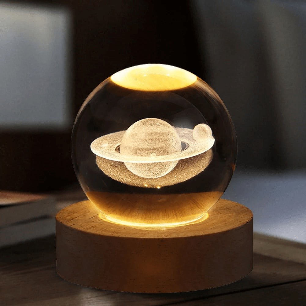 LUXEORASTORE™-Night Light Galaxy Crystal Ball Lamp